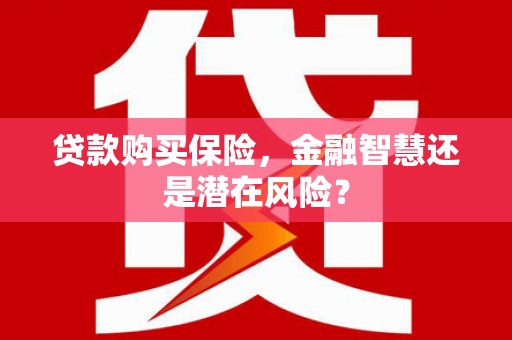 张店贷款购买保险，金融智慧还是潜在风险？