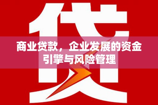 张店商业贷款，企业发展的资金引擎与风险管理
