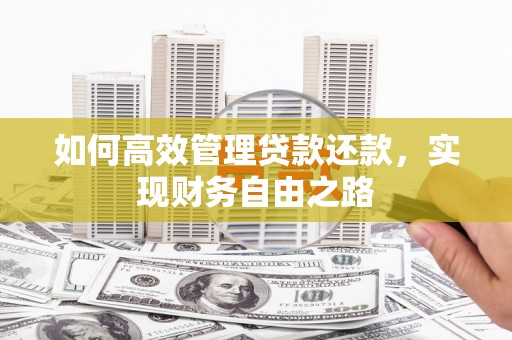 张店如何高效管理贷款还款，实现财务自由之路