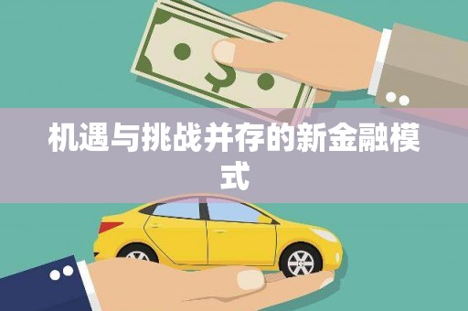张店机遇与挑战并存的新金融模式