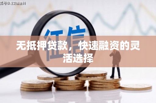 张店无抵押贷款，快速融资的灵活选择