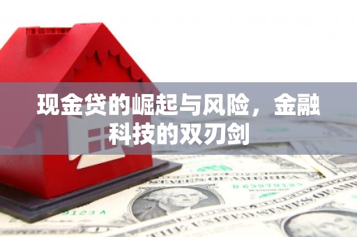 张店现金贷的崛起与风险，金融科技的双刃剑