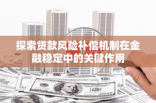 张店探索贷款风险补偿机制在金融稳定中的关键作用