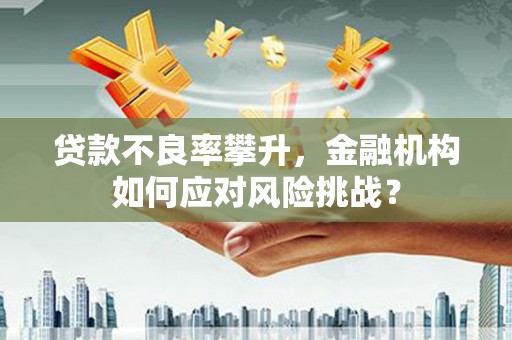 张店贷款不良率攀升，金融机构如何应对风险挑战？