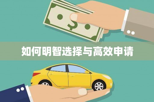 张店如何明智选择与高效申请