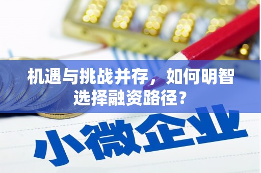 张店机遇与挑战并存，如何明智选择融资路径？