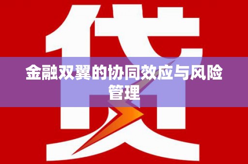 张店金融双翼的协同效应与风险管理